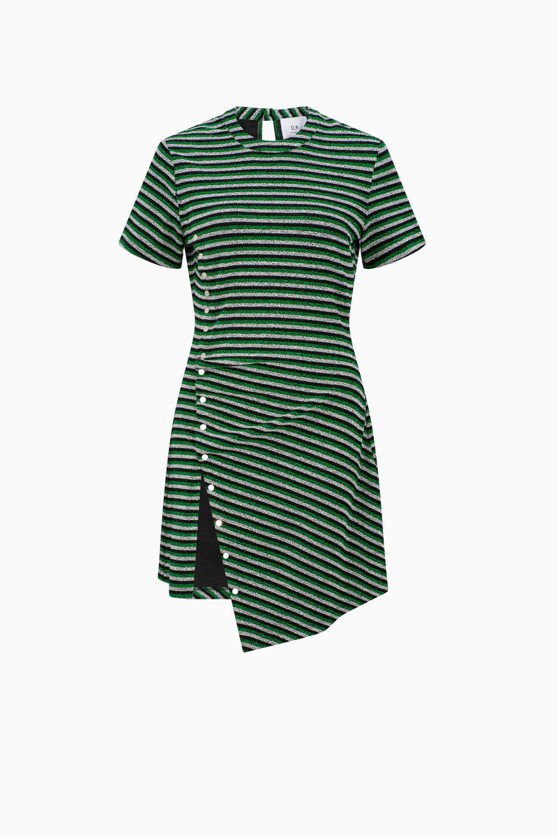 COSMO GRASS NAVY STRIPE DRESS
