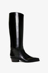 Bronco Knee High Boots - Black