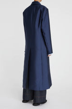 Penny Longline Coat - Navy