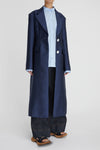 Penny Longline Coat - Navy