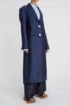 Penny Longline Coat - Navy