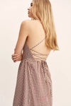 Callie Dress - Petite Mocha Gingham