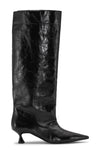 Soft Slouchy High Shaft Boot - Black