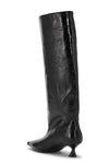 Soft Slouchy High Shaft Boot - Black