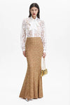 Sequin Maxi Skirt - Gold