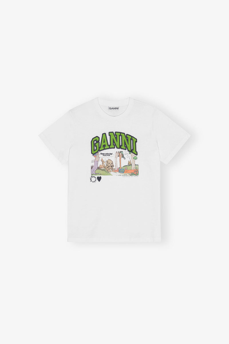 Basic Jersey Poppy C Relaxed T Shirt