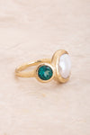 Cloud Iridescence Ring 2 - 9k YG