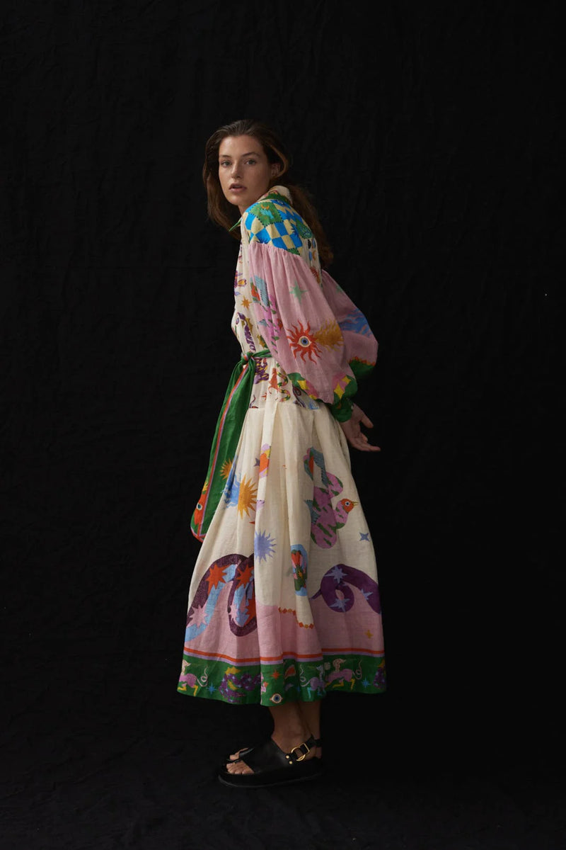 ALEMAIS Seeker Shirtdress