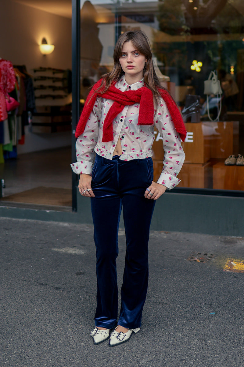 ON PARKS Aries Pant Velvet - Navy