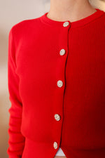 Kitty Cardigan - Red