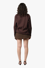 Lou Mini Skirt - Chocolate