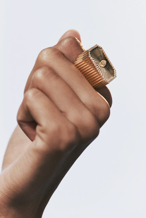 Bague Eye Scap Ring - 18k Yellow Gold