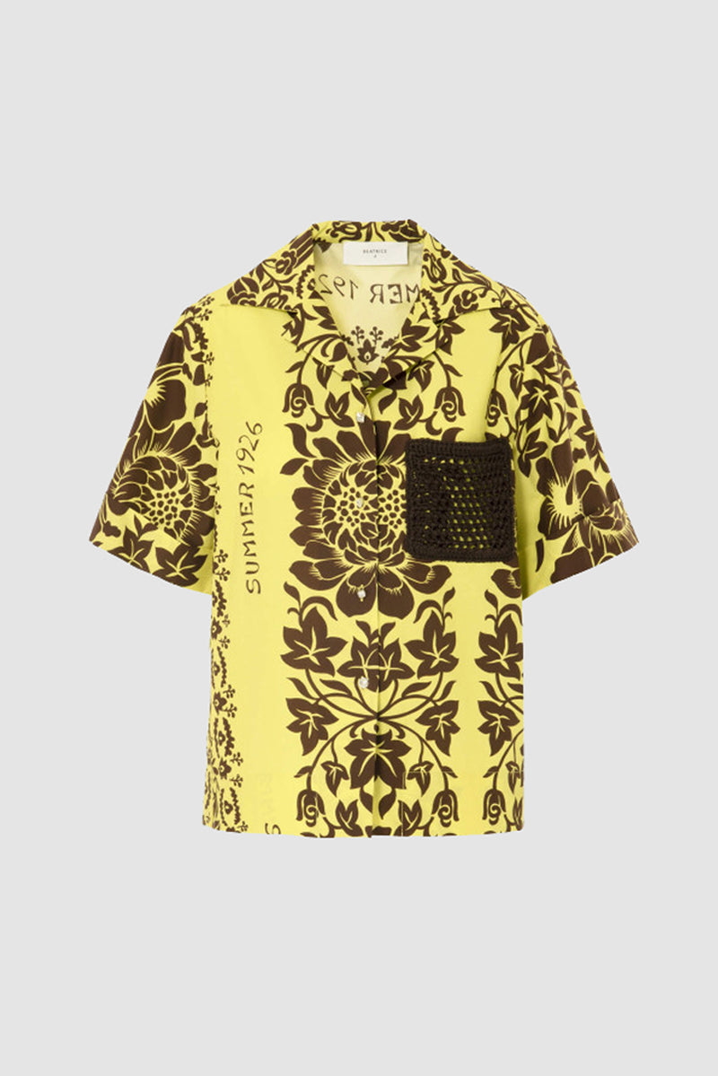 Bowling Shirt - Tahiti Print