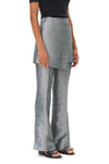 Shantoon Suiting Skirt Flare Pants - Gray Quill