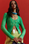 Cardigan - Flash Green