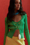 Cardigan - Flash Green