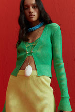 Cardigan - Flash Green