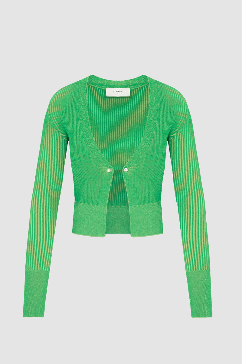 Cardigan - Flash Green
