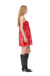 Sequins Mini Dress - Red