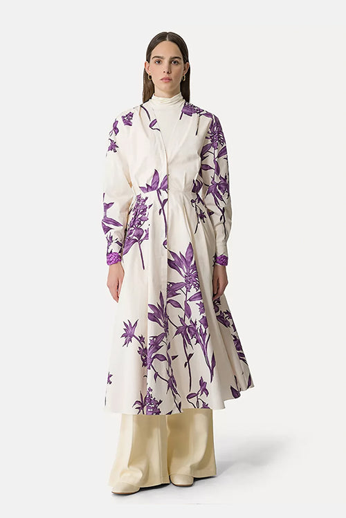 Herbarium Low Cut Dress - Majestic