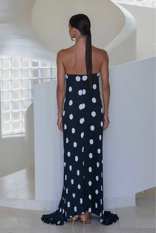 Black Tie Gown - Polka Noir