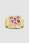 Mini Rose Garden Signet - Gold