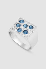 Rose Garden Signet - Blue