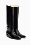 Bronco Knee High Boots - Black
