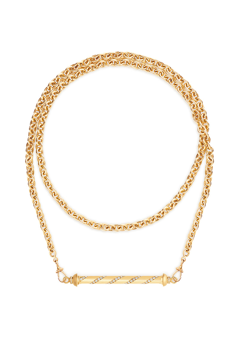 Candy Cane - 18K Yellow Gold