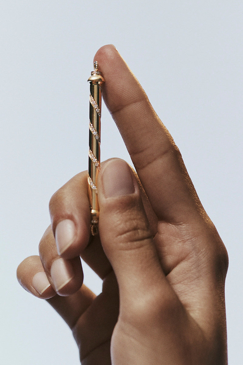 Candy Cane - 18K Yellow Gold