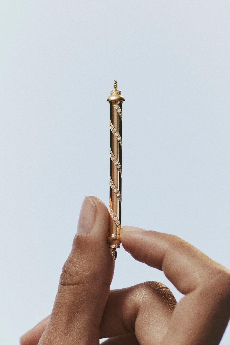 Candy Cane - 18K Yellow Gold