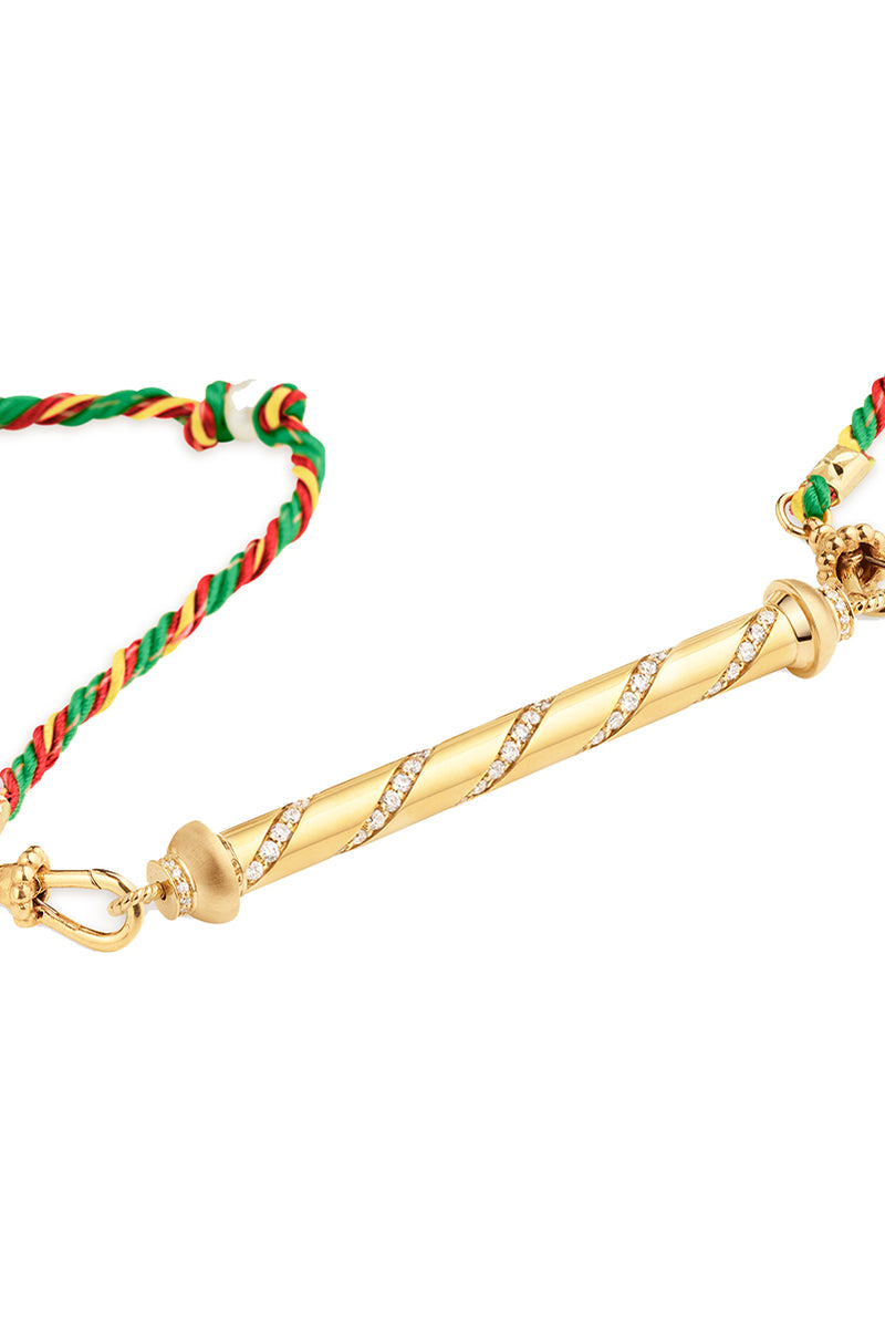 Candy Cane - 18K Yellow Gold