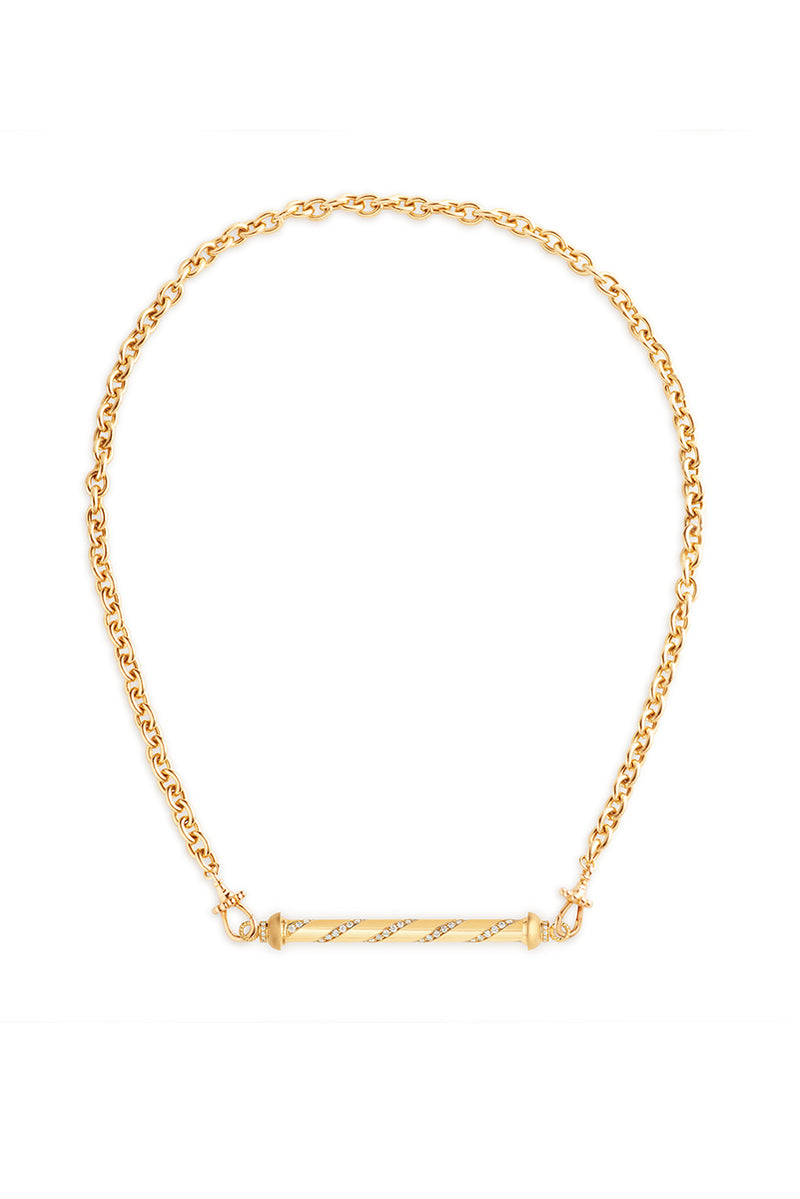 Candy Cane - 18K Yellow Gold