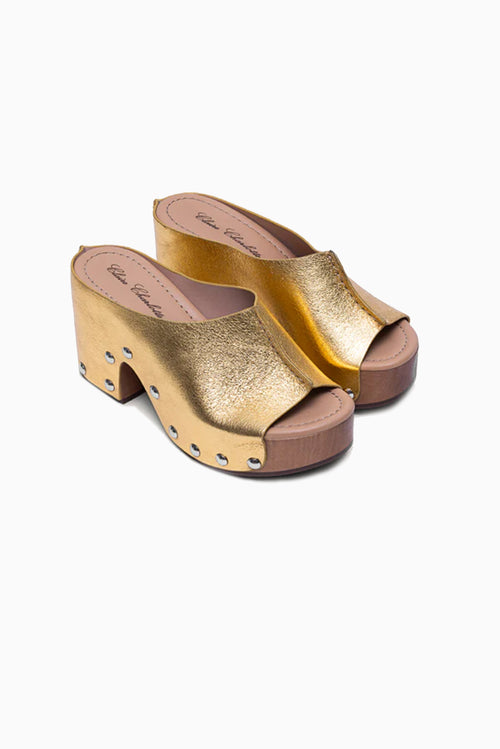 Elise Clog - Flashmetal Gold