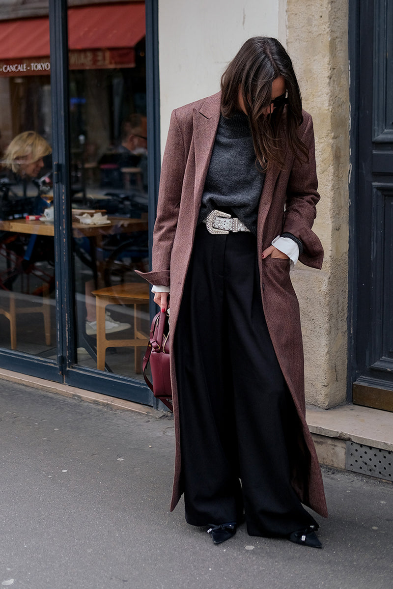 Charlot Coat - Herringbone