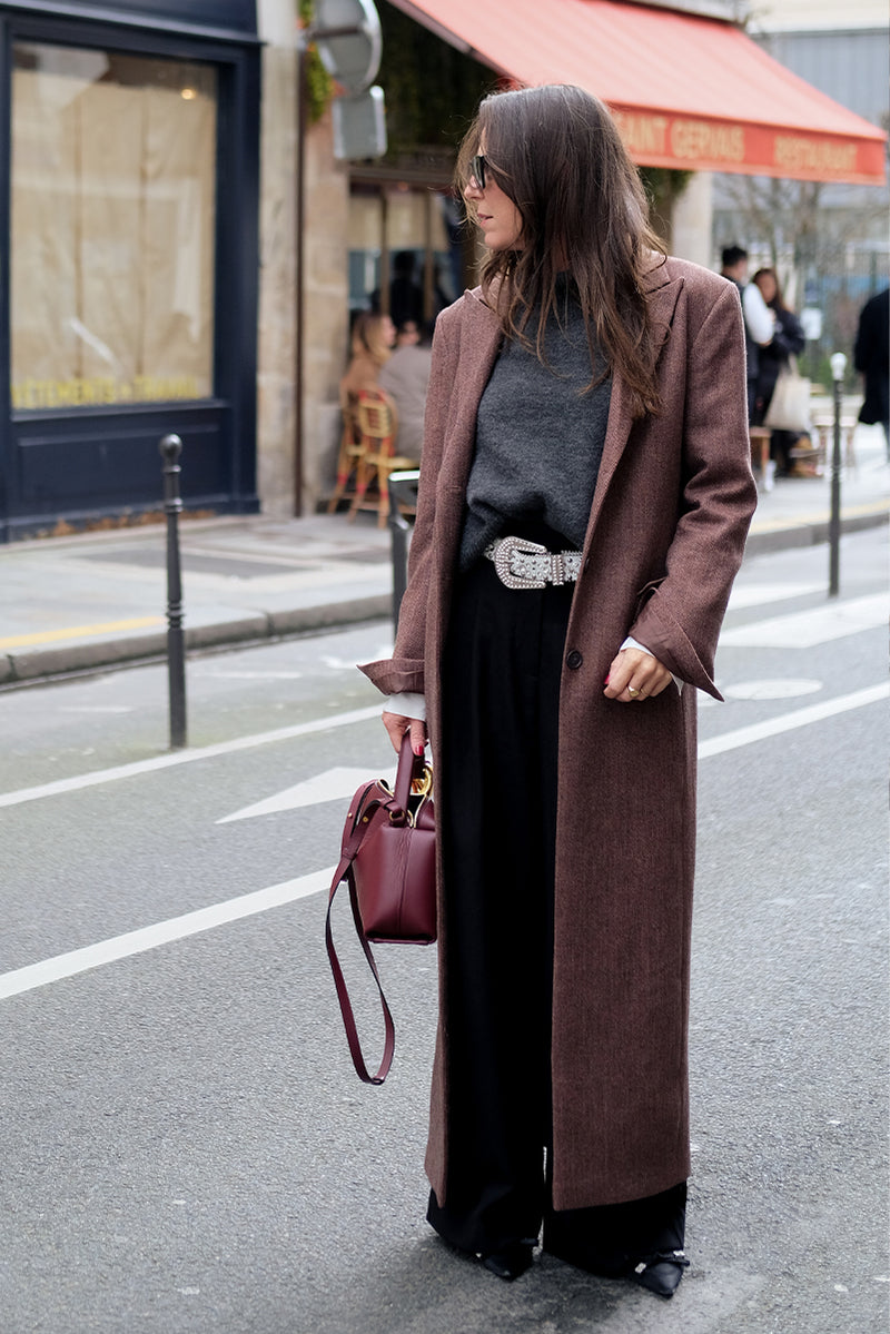 Charlot Coat - Herringbone