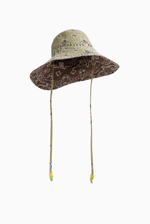 Capeline Hat - Beige/Marron