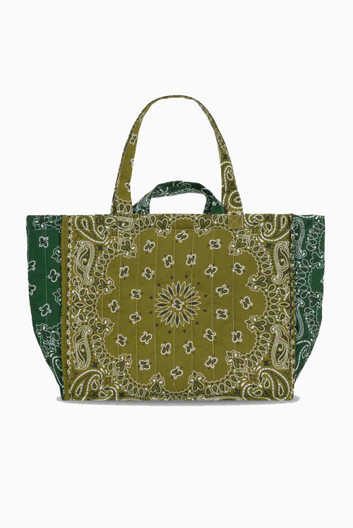 Maxi Cabas Matelasse - Bronze/Vert Weekend