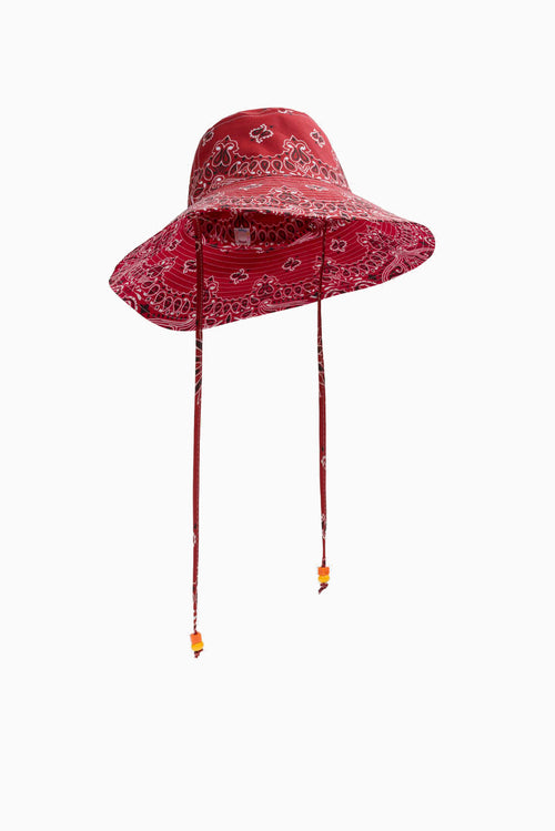 Capeline Hat - Vintage Red/Real Red