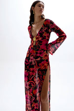 Hotline Maxi Dress - Hibiscus Pink