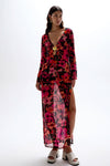 Hotline Maxi Dress - Hibiscus Pink
