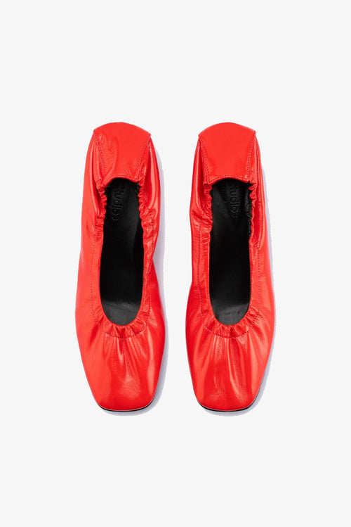Mia Ballet Pump - Pomelo Red