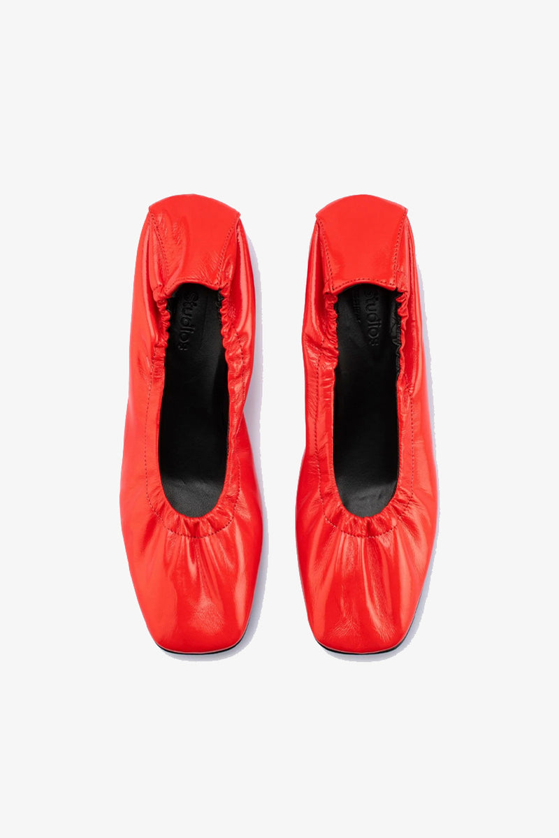Mia Ballet Pump - Pomelo Red