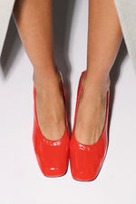 Mia Ballet Pump - Pomelo Red