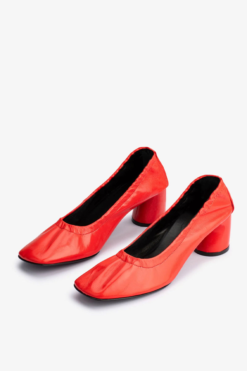 Mia Ballet Pump - Pomelo Red