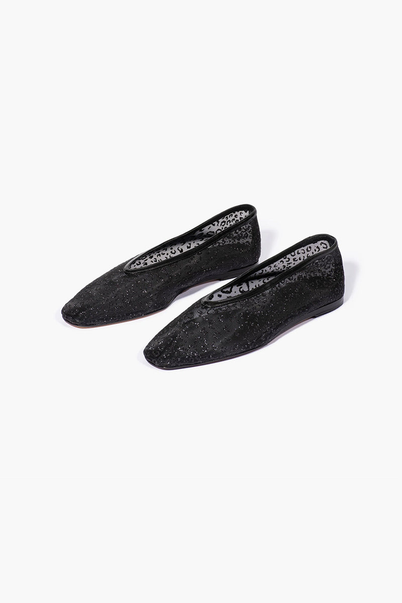 Maison Flat - Black Leopard