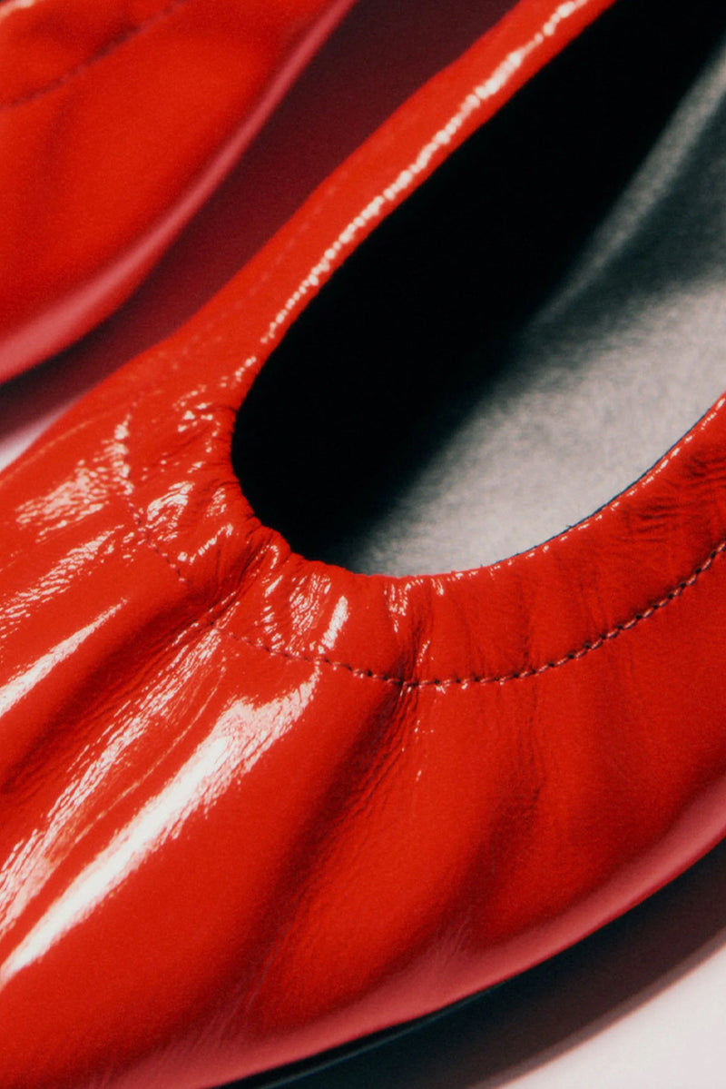 Mia Ballet Pump - Pomelo Red