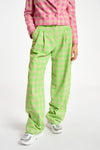 Douglas Pant - Neon Green/Beige