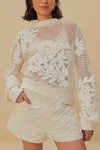 Crochet Shorts - White