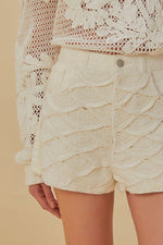 Crochet Shorts - White